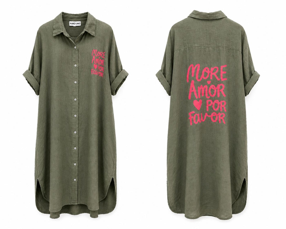 Vestido More Amor (Verde Militar)