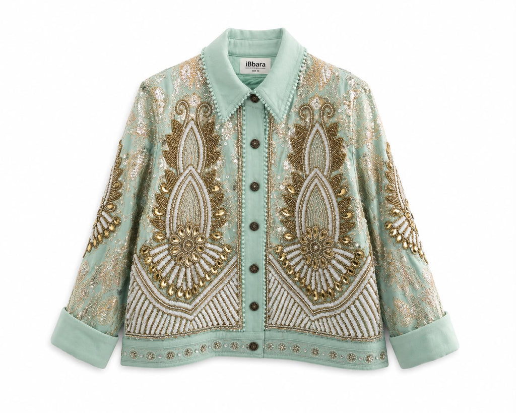 Chaqueta Bling Bling (Celeste)