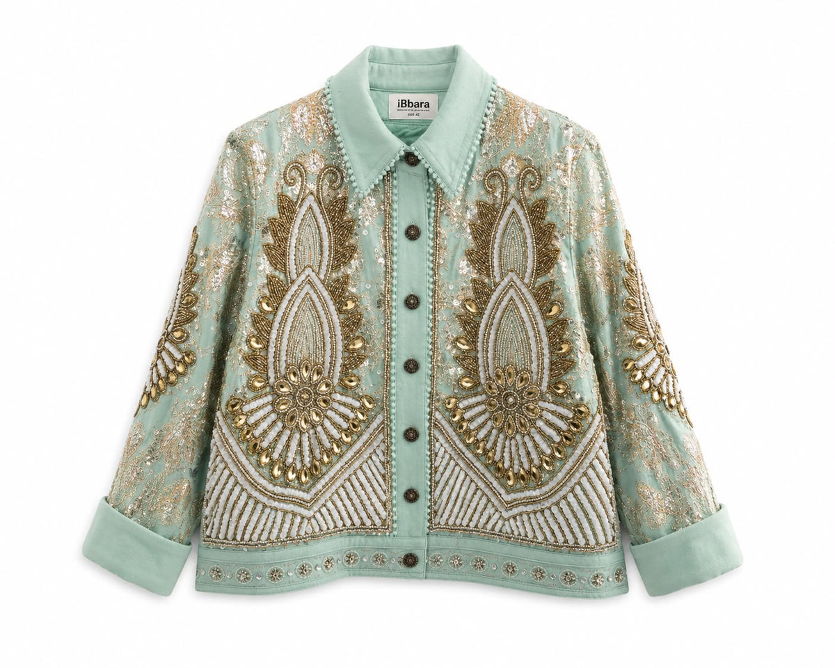 Chaqueta Bling Bling (Celeste)