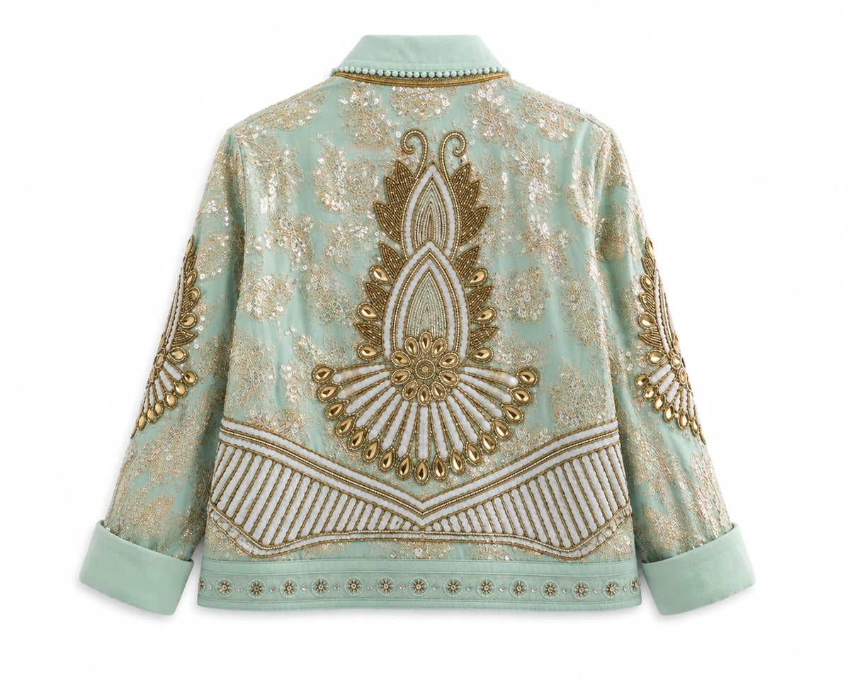Chaqueta Bling Bling (Celeste)