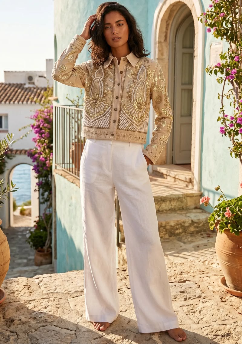 Chaqueta Bling Bling (Beige)